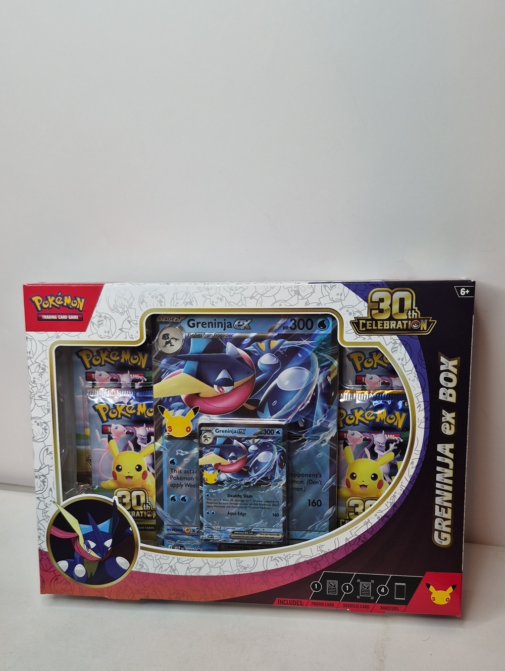 Pokemon 30th Celebration Greninja ex Box Set - Blue & Purple Artwork